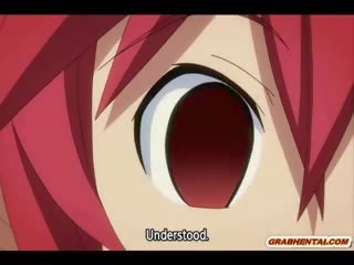 Hentai coed výprask a sání tuhý putz