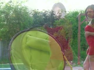 Seductive Brunette Henessy Pumps Her Moist Pussy