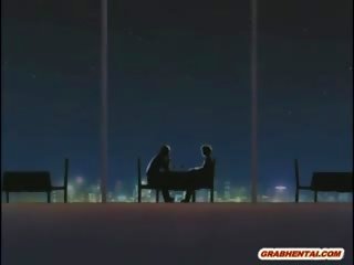 멕시코 양진이 헨타이 도착 압착 과 핥았 그녀의 bigboobs
