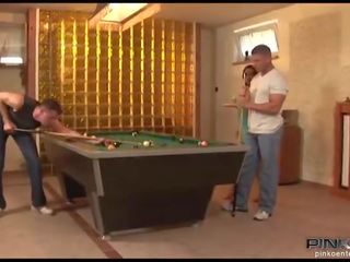 I Just Had An attractive 3some In The Pool Hall!