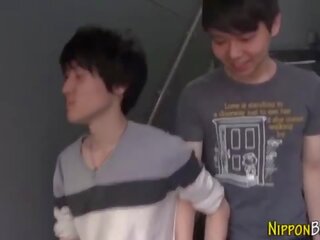 Sucking japanese twinks