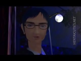 Charming 3d hentaý beauty rubbing amjagaz