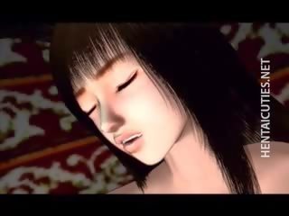 Charming 3D Hentai beauty Rubbing Pussy
