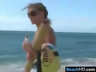 Erotic schoolgirl Getting A Tan