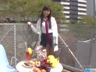 Ryo Asaka goes ahead touching her vag in the shower