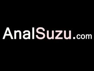 Bottle and johnson in her Japanese analhole