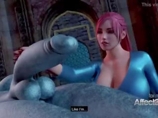 大 奶 femme fatale awakening 该 扶他那里 demon 在 一 3d 动画