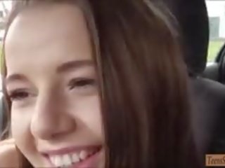 Delightful Olivia Grace Fucked In The Backseat