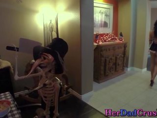 Banged stepteen spermed