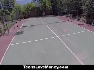 TeensLoveMoney - Tennis streetwalker Fucks For Cash