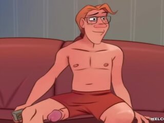 Forbidden vid in the living room - The Naughty Home Animation