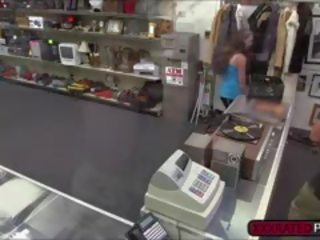 纹身 迷人 rocker stunner 得到 性交 从 背后 为 现金