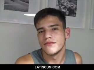 Hetero amatööri nuori latino mies maksettu käteinen varten homo vimma