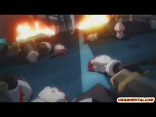 일본의 애니메이션 splitting 엿 단단한
