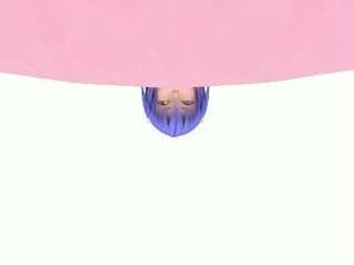 Sexy 3D Anime babe Showing Giant Melons