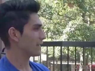 Cafe date introduces to kitchen gay smut