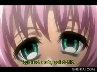 Hentai Teen Maid Sucking Monster pecker Gets Jizz Shot In