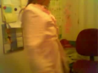 Pleasant prawan undressing