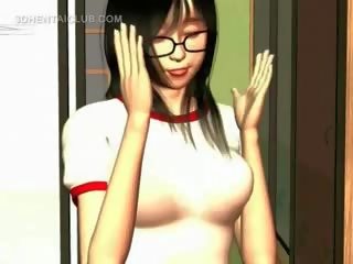 可愛的 動漫 adolescent 做夢 的 一 強 性高潮