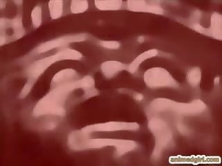红发 无尽 bigboobs 粗暴地 poked 在 该 森林
