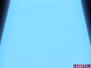 Hentai blondie quần áo mặc trong nhà và được fucked lược