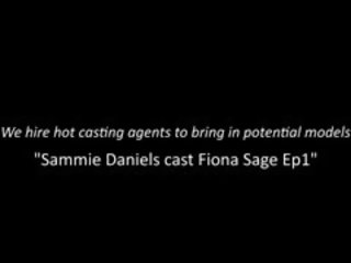 Sammie daniels interviews 該 甜美 金發 fiona sage