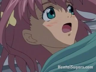 Large Jugged Manga Minx Getting Diminutive Beaver Fingered And Rubbing A Thick putz