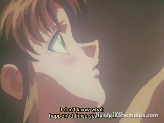 Curious blondinka anime sikli aýal tasting a uly pecker with craving