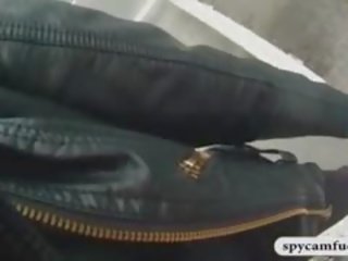 Quickie 빌어 먹을 겁에 질린 에 스파이 캠 안경
