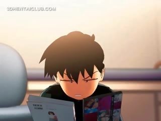 3d anime hentai saje a sýkorka fucks velký bodnutí
