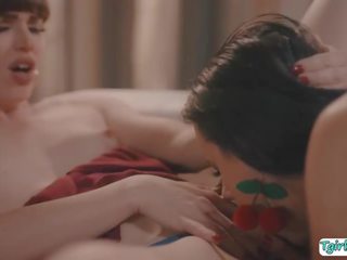 Hot goddess fucked by smalltits ts suitor