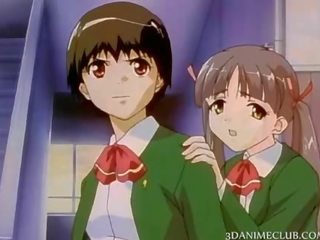 Awesome hentai babe dreaming of her colleague