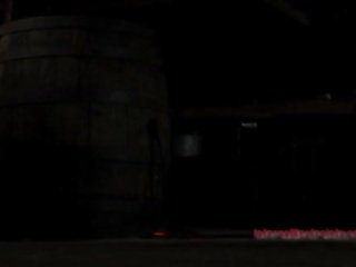 Tough angel in shackles gets her cumhole pumped