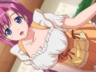 Redhead Anime goddess With Big Breasts