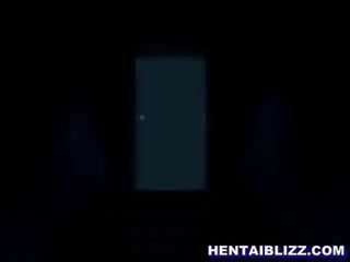 Exceptional blondýnka hentai kuřátko s velký kolo kozičky na koni putz