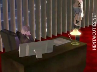 Blondie 3D anime cookie show tits