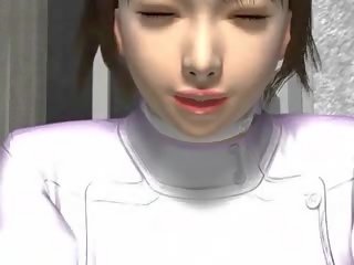 Passionate 3D Hentai harlot Eats cock