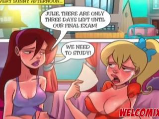 A marvellous afternoon of studying - The Naughty Home Tittle 6