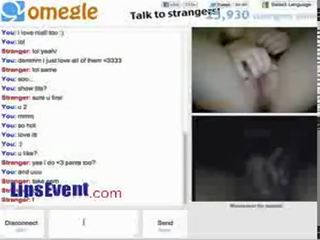 19yo 加拿大的 omegle的 宠儿 爱 她的 凸轮 2