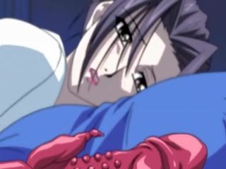 Kaakit-akit hentai inang kaakit-akit fucks may dildos
