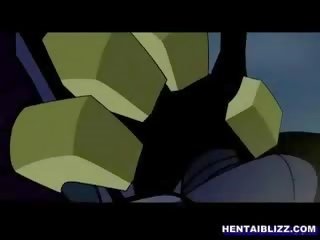 無盡 孩兒 brutally 性交 由 怪物