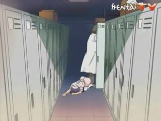 動漫 放浪女孩 得到 她的 外陰 違反