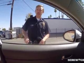 CAUGHT! Black young woman gets busted sucking off a cop during rally!