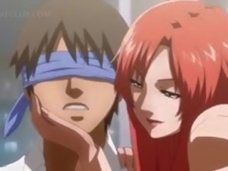 Troia anime hottie sedurre giovanissima stallone per trio