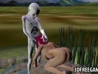 3d orang berambut pirang menyebalkan cotok dan mendapat kacau oleh sebuah asing