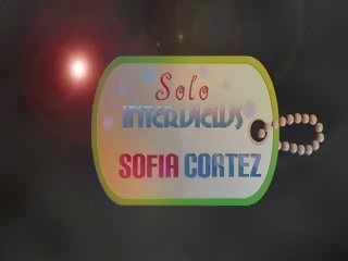 SoloInterviews Dildo masturbation Sofia Cortez small tits brunette stunner