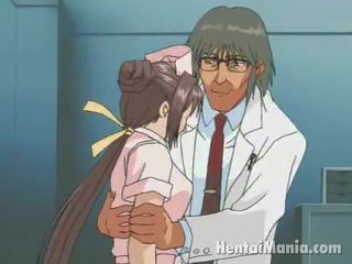 Handsome Anime Nurse Getting Large Jugs Teased And Wet Crack Humped By The libidinous medical person