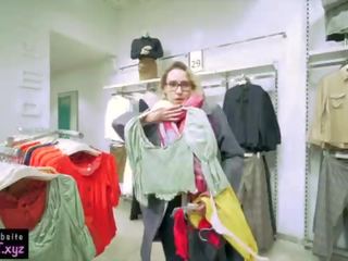Public Agent - Risky Anal xxx movie in Zara Fitting Room with 18 goddess