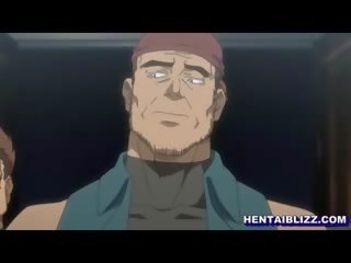 Si rambut perang hentai bigtits brutally gangbanged oleh bandits