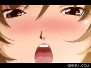 Busty Hentai daughter Giving Titjob Gets Slick Cunt Nailed Deep